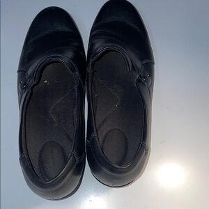 Black Slip-On Shoes